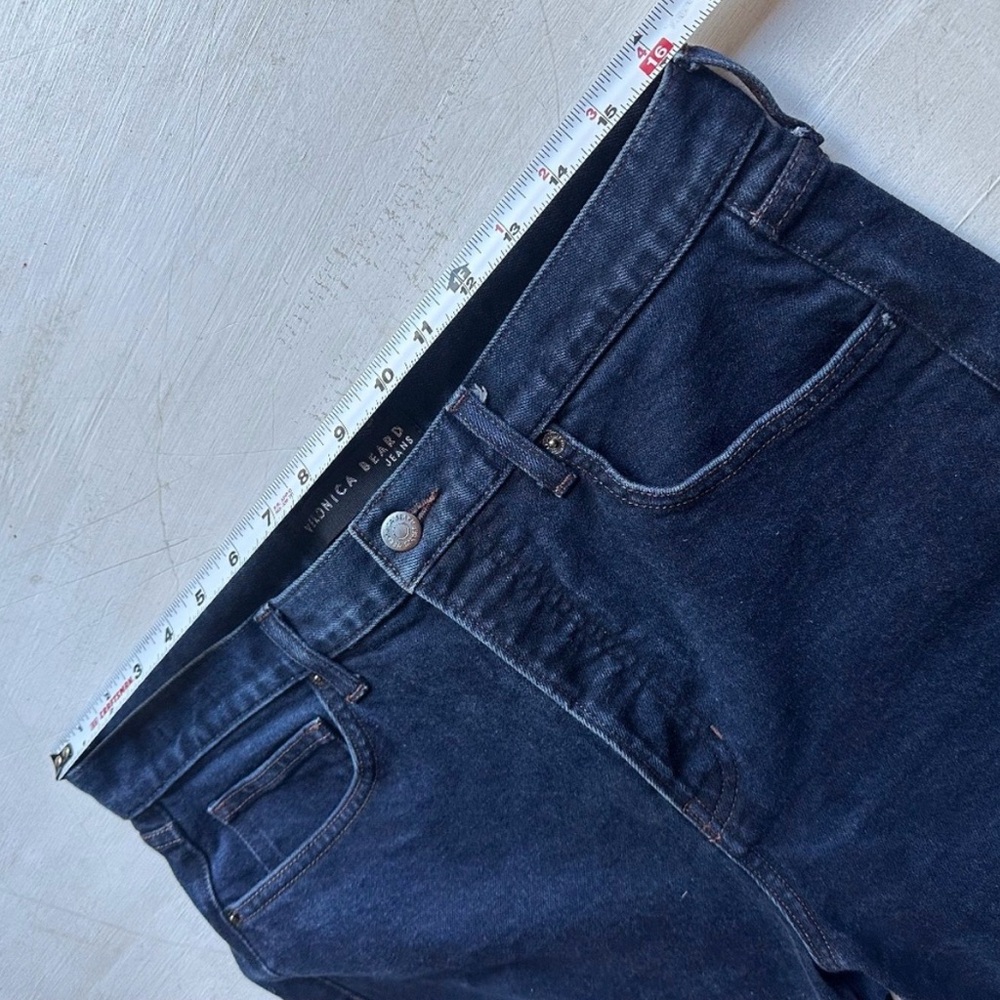 Veronica Beard Ryleigh High Rise Slim Straight Leg Jeans - Picture 9 of 9